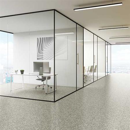 Modernist in Pearsall Grey 24x24