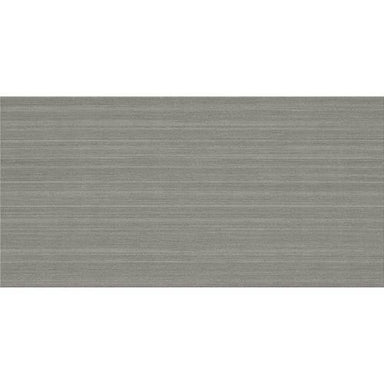 Fabric Art in Modern Linear Medium Gray 12x24 Tile