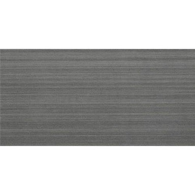 Fabric Art in Modern Linear Dark Gray 12x24 Tile