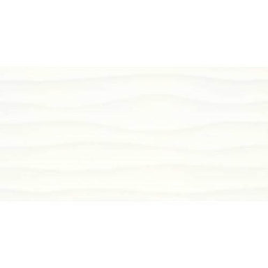Multitude in Origami White Wave 12x24 Tile