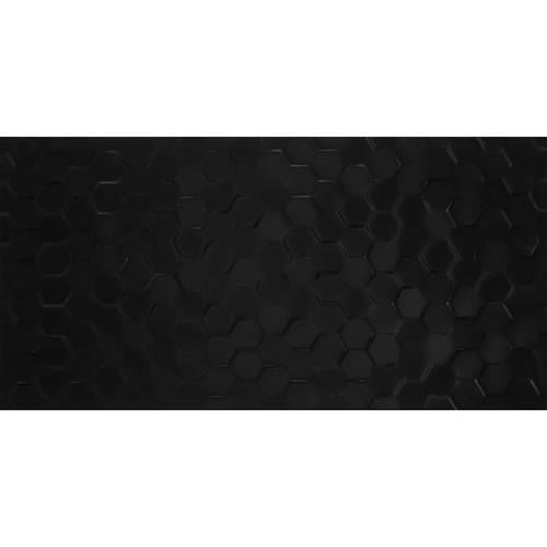 Multitude in Domino Black Hexagon 12x24 Tile