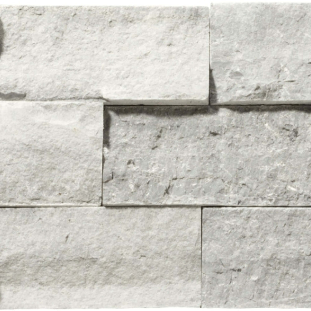 Metro in Blue Splitface Ledger 6" X 24" Natural Stone