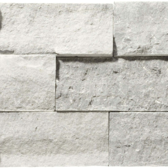 Metro in Blue Splitface Ledger 6" X 24"