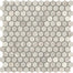 Metro in Cream - 1-Inch Hex Mosaic Natural Stone