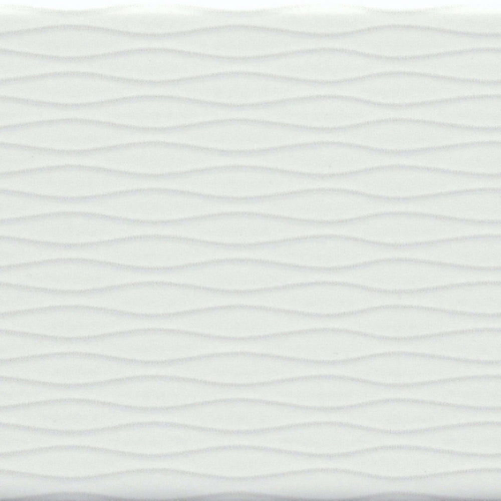 Motif II in White / 4" X 12" Tile