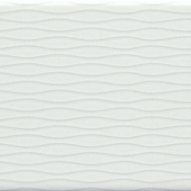 Motif II in White / 4" X 12" Tile