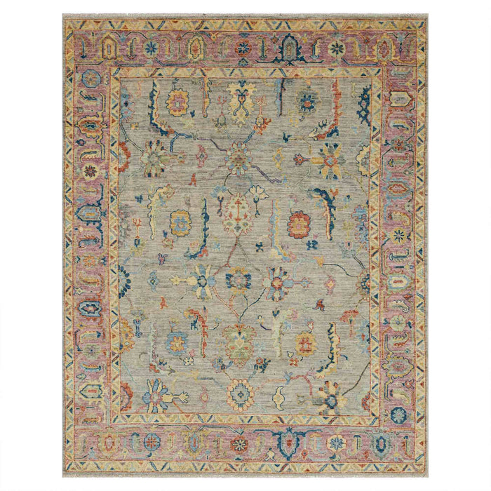 Mystique Grey Purple in Grey Purple 6'X9' Area Rugs
