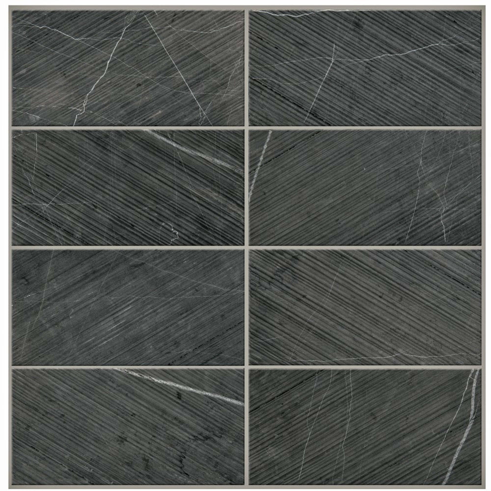 Pietra Divina in Nero Marquina Bamboo Natural Stone