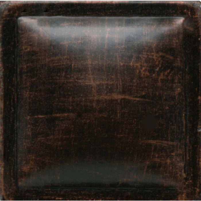 Armor in Oil Rub Bronze - Deco 2 X 2 - Style 1 Metal Tile