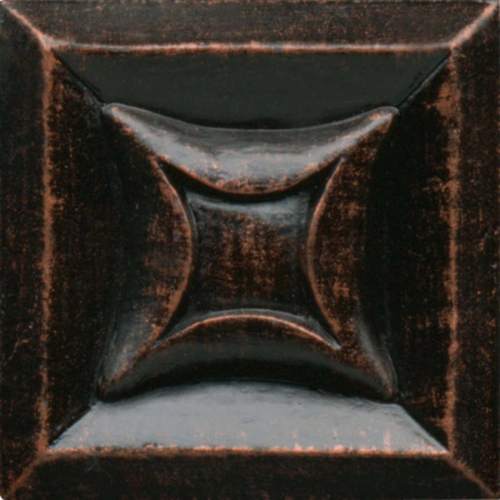 Armor in Oil Rub Bronze - Deco 2 X 12 - Style 3 Metal Tile