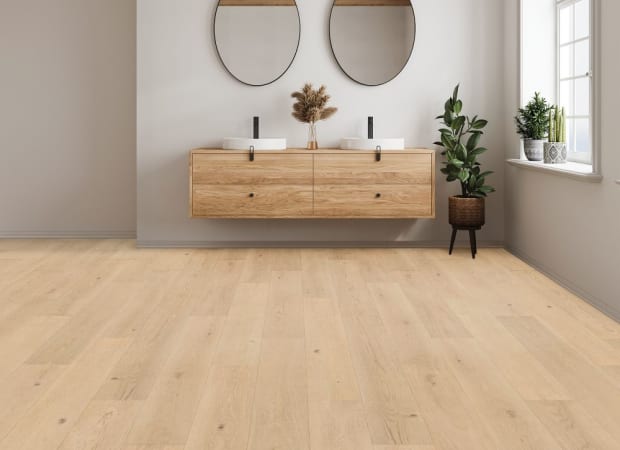 Woodlette Estates in Light Beige Oak Laminate