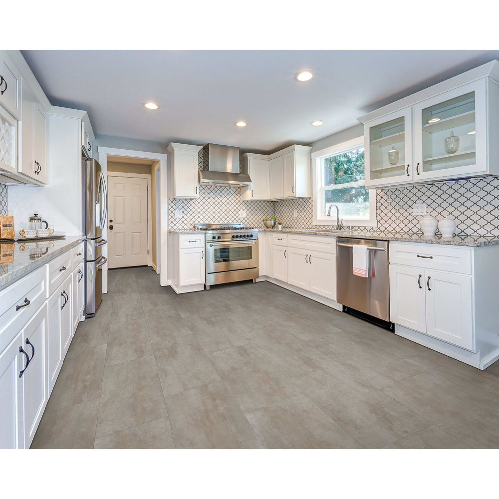 Tile Options in Silver Dust Luxury Vinyl