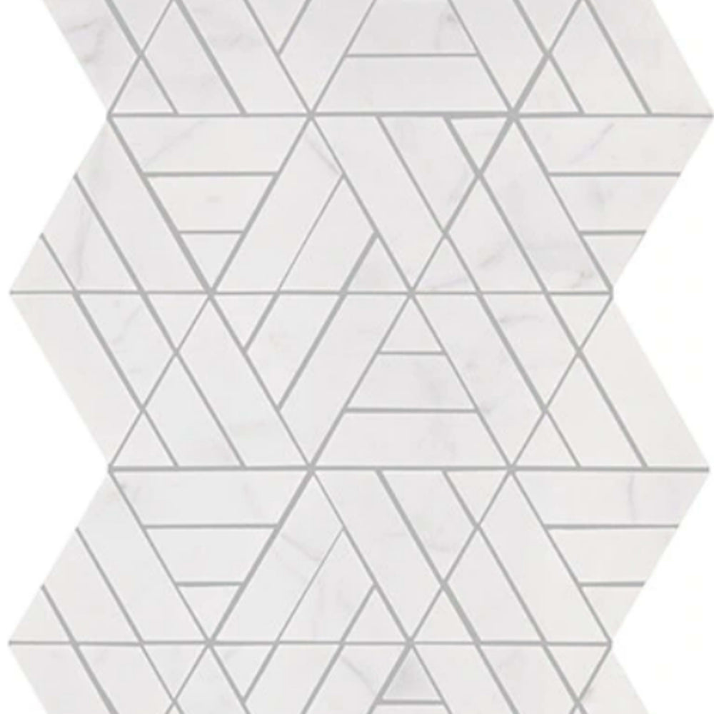 Perfit Mosaix in Saran White Trifecta Tile