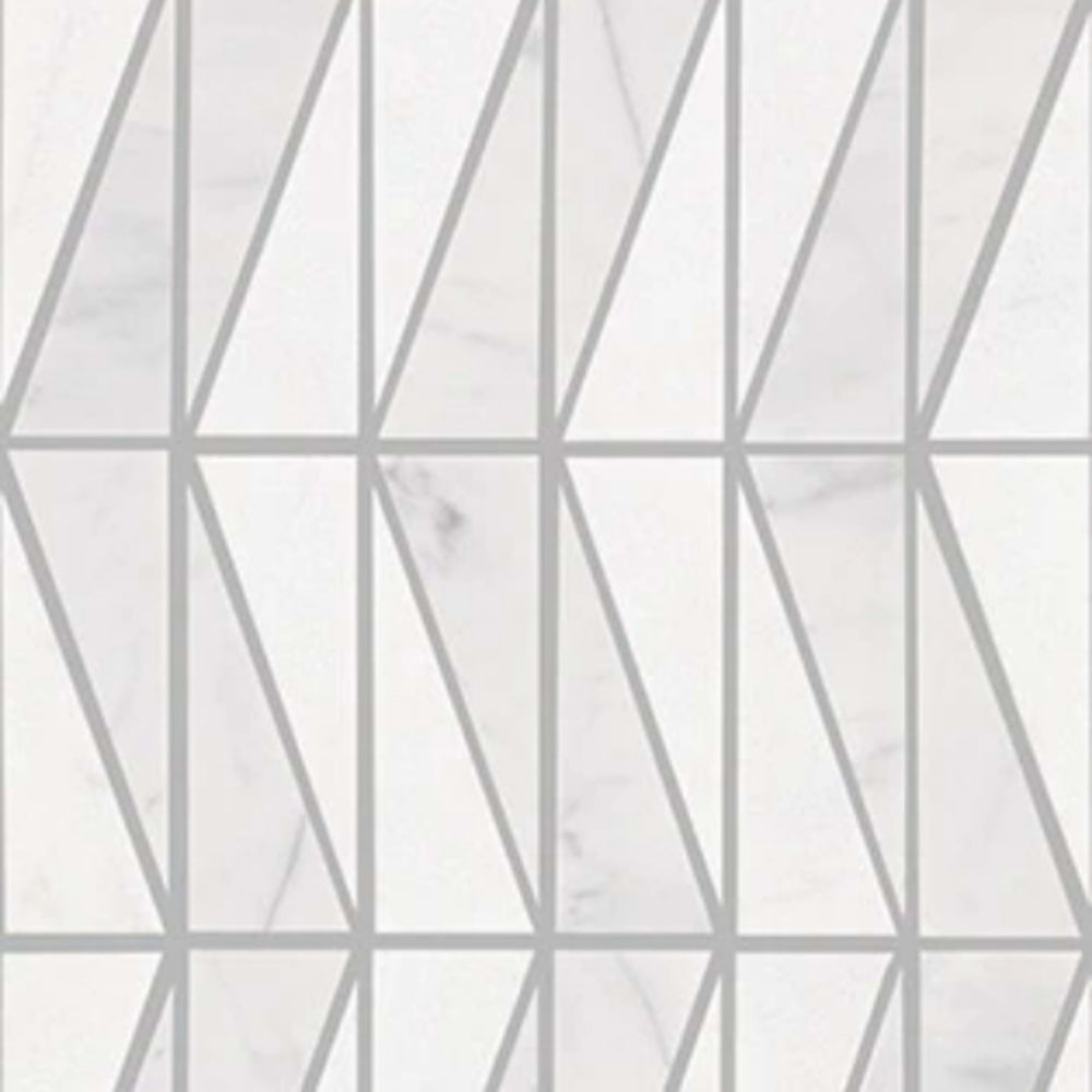 Perfit Mosaix in Saran White Wedge Tile