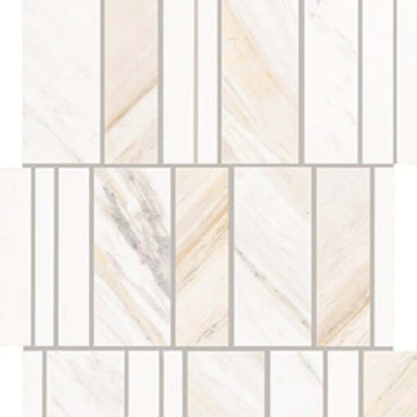 Perfit Mosaix in Namaste & Thassos Random Tile