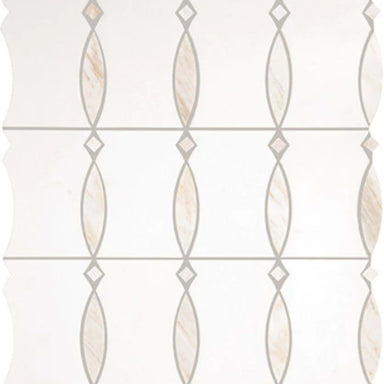 Perfit Mosaix in Namaste & Thassos Bannister Tile