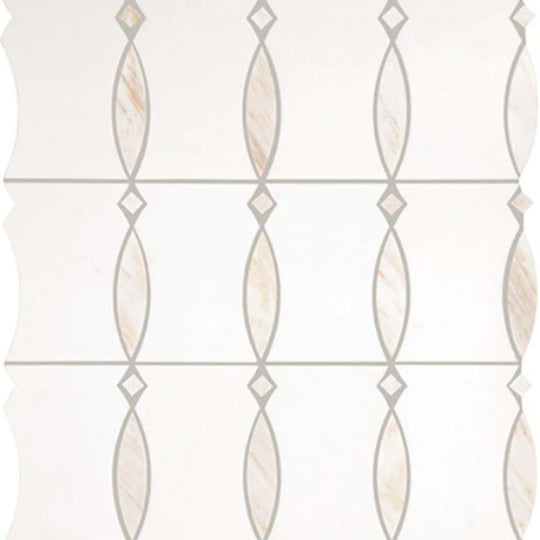 Perfit Mosaix in Namaste & Thassos Bannister