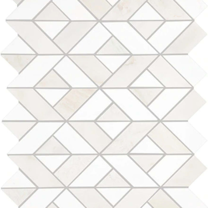 Perfit Mosaix in Paradise & Thassos Swivel Tile