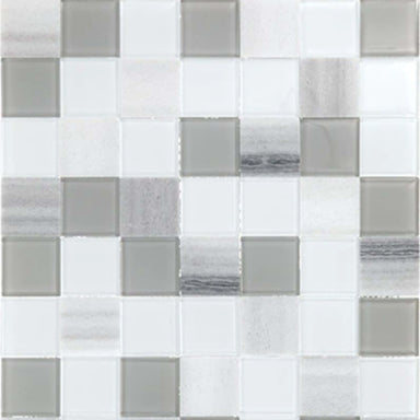 Perfit Mosaix in Marmara & Glass Straight Stack Tile