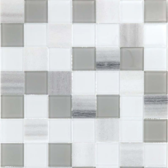 Perfit Mosaix in Marmara & Glass Straight Stack