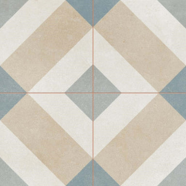 Reminisce in Court 18" X 18" Scored Tile