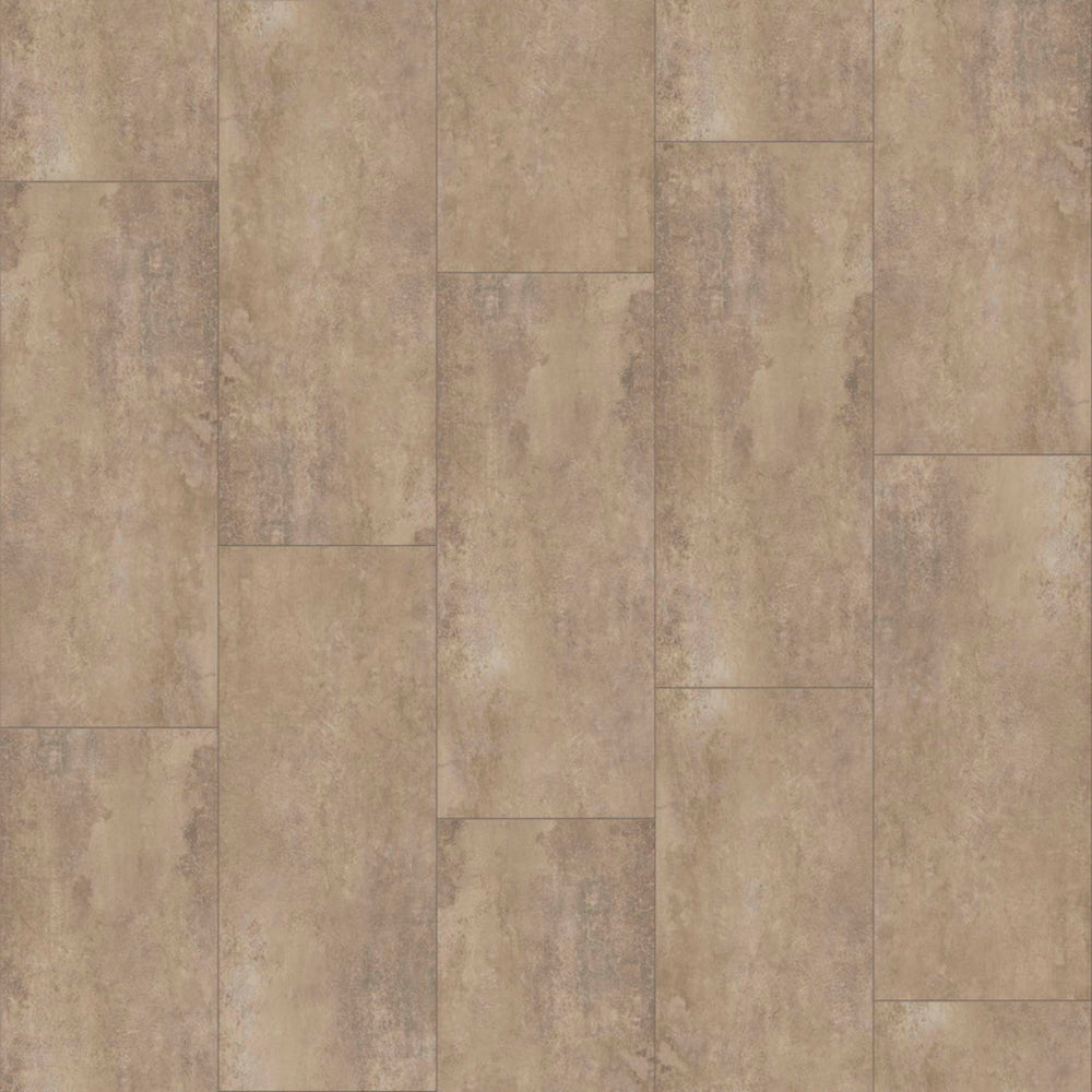Tile Collection in Rust Metallic Luxury Vinyl