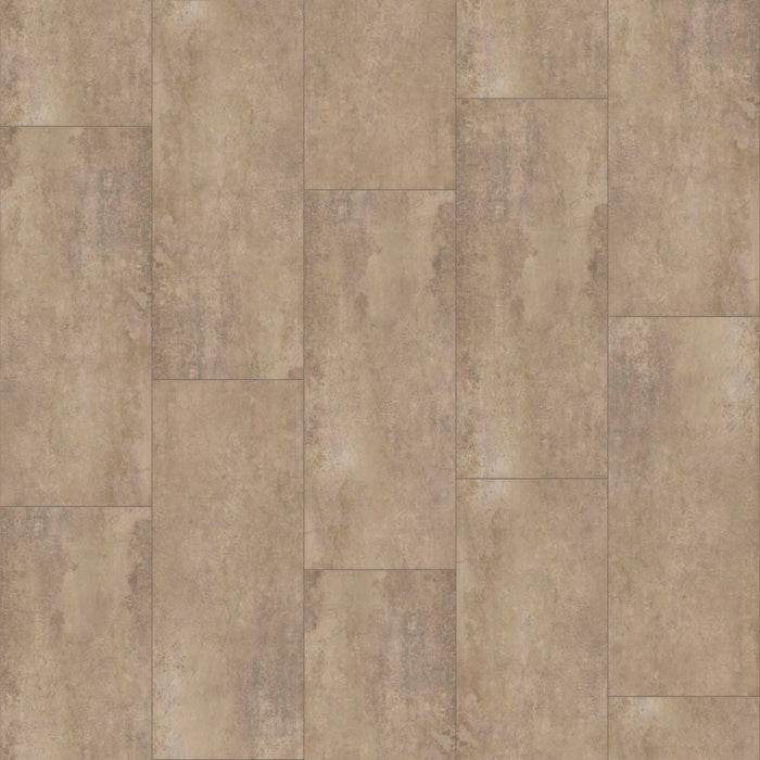 Tile Collection in Rust Metallic Luxury Vinyl