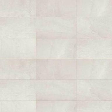 Slate Attache in Meta White - 12x24 Tile