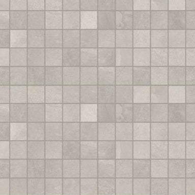 Slate Attache in Meta Light Gray - Mosaic Tile