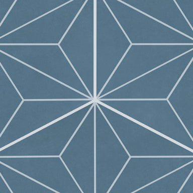 Scrapbook in Keepsake Blue Asanoha Hexagon Tile