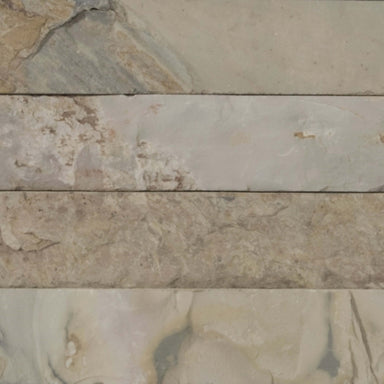SLATE, QUARTZITE & SANDSTONE in Autumn Lilac - Stacked Corner Set 6" X 24" X 1.25" Natural Stone