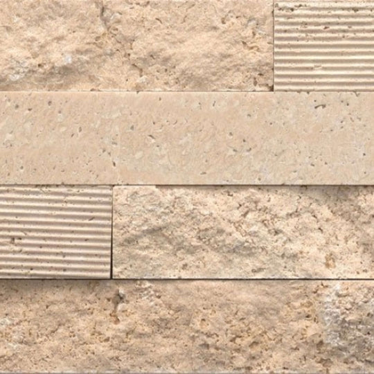 Structure in Structure 3d Ledger Beige (Travertine) 6‚Äù X 24‚Äù