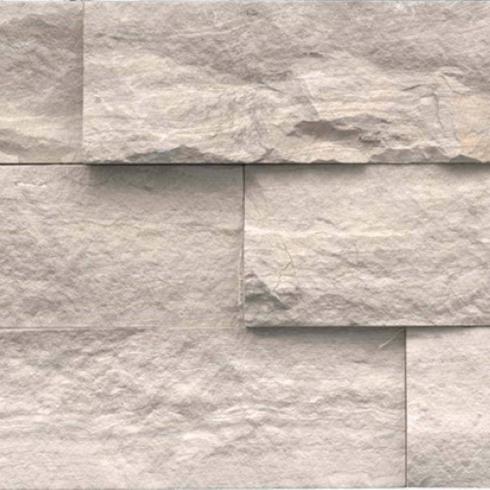 Structure in Structure Stacked Ledger Cream (Limestone) 6‚Äù X 24‚Äù Natural Stone