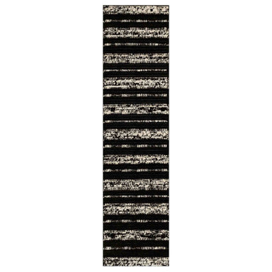 Traverse Lanes Charcoal in Lanes Charcoal 2'X8' Area Rugs