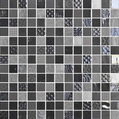 Uptown Glass in Metro Gray Glass Tile