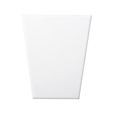 Code in White Wedge Smooth 5"x6" Tile