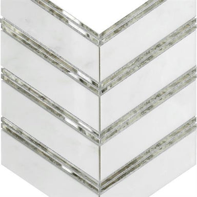 Intrigue in Chevron - Mirror Tile