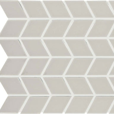 Color Wheel Retro in Desert Gray Chevron Tile