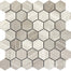 Metro in Cream - Hexagon Large Honed Natural Stone