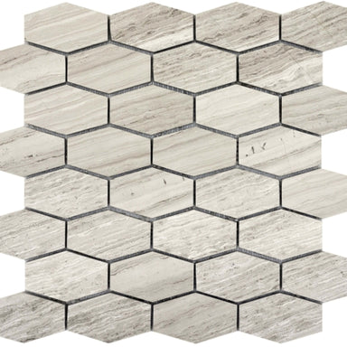 Metro in Cream - Hexagon Wide Honed Natural Stone