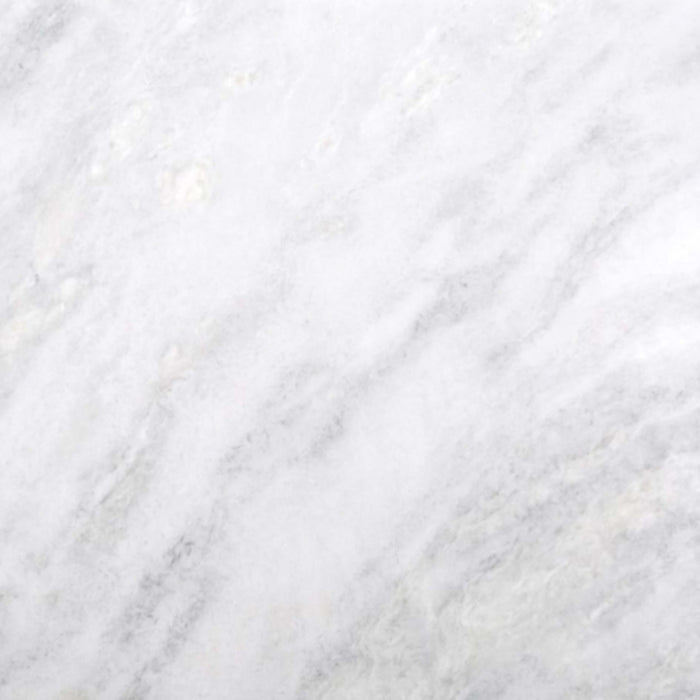 Marble Kalta Collection in Bianco 12" X 12" Natural Stone