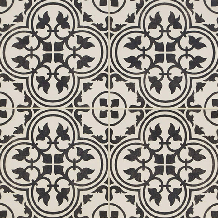 Memoir in Petal Black Tile