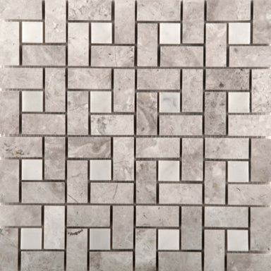 Marble Silver Collection in Silver Polished - Pinwheel Natural Stone
