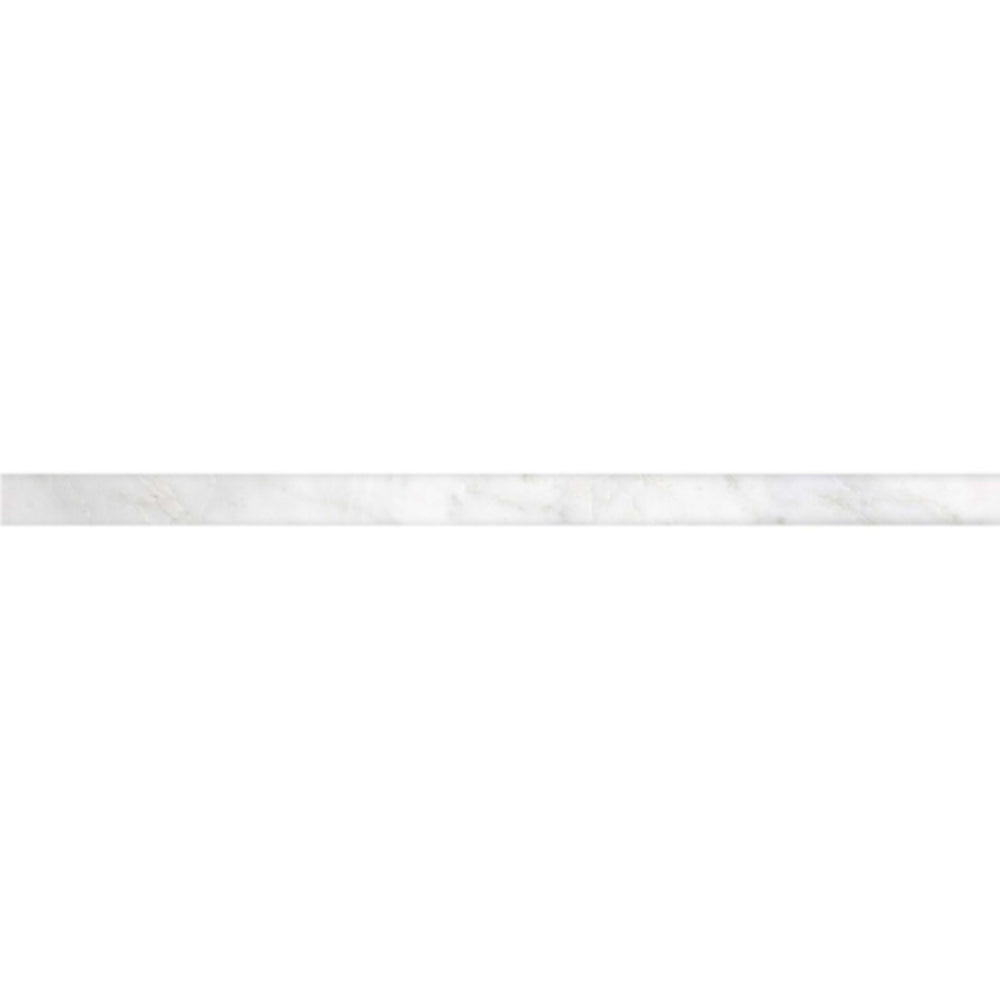 Marble Winter Frost in Winter Frost - 1/2"x12" Mini Cigaro Natural Stone