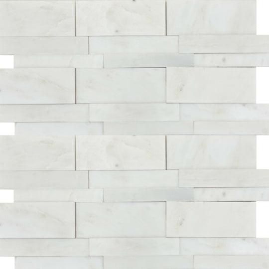 Marble Winter Frost in Winter Frost 3d Linear Mosaic - Mesh Mosaic