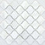 Marble Winter Frost in Winter Frost Lantern Mosaic - Mesh Mosaic Natural Stone